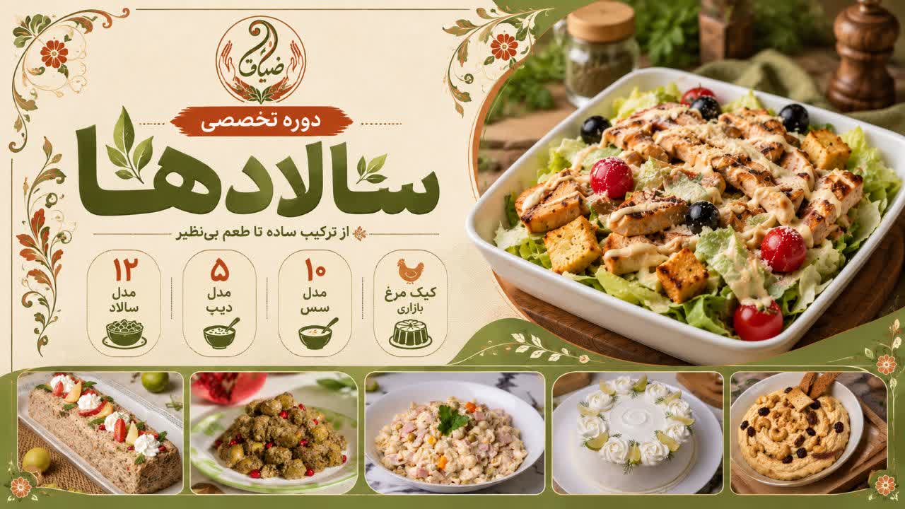 دوره سالاد و دیپ ها