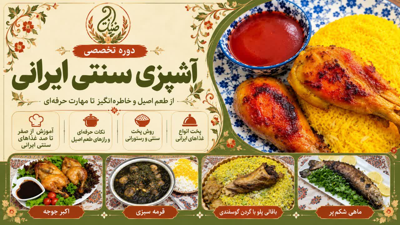 دوره آشپزی سنتی ایرانی